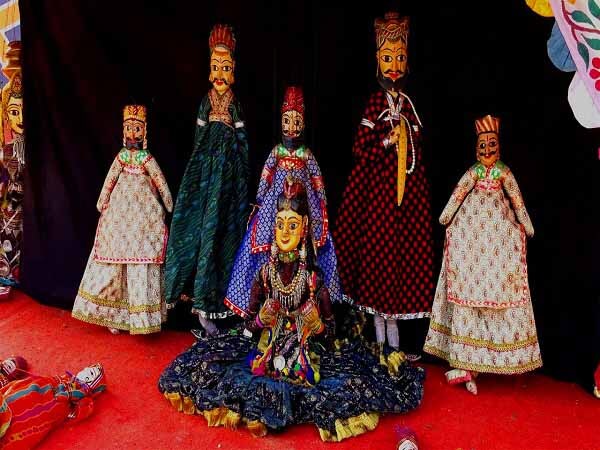Traditional Kathputli puppet show Rajasthan